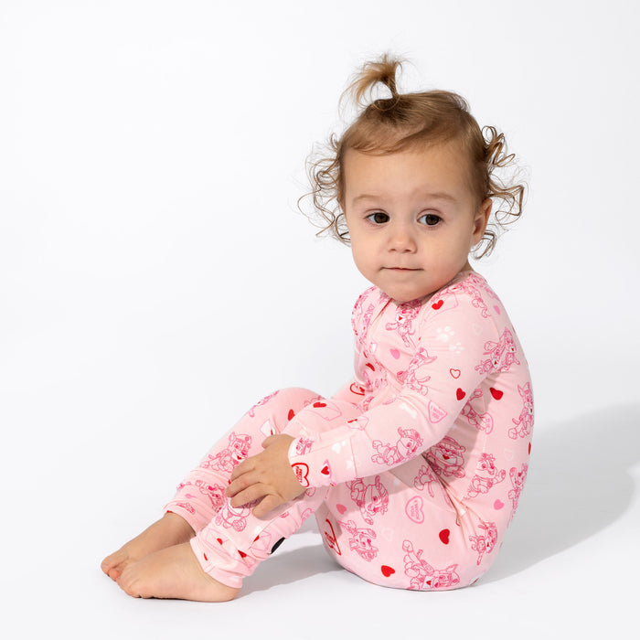 PAW Patrol: Love Paws Pink Bamboo Convertible Footie