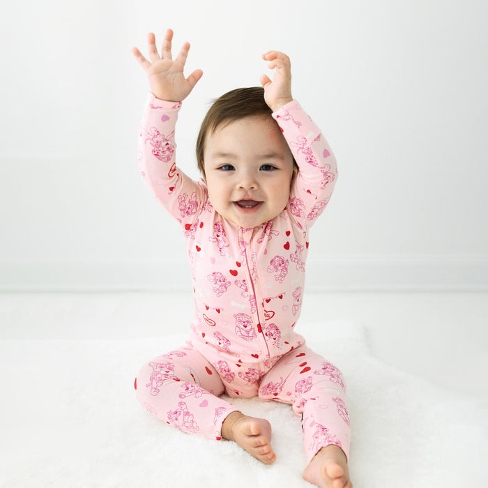 PAW Patrol: Love Paws Pink Bamboo Convertible Footie
