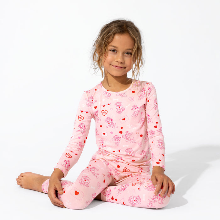PAW Patrol: Love Paws Pink Bamboo Kids Pajamas