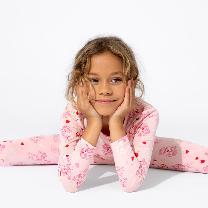 PAW Patrol: Love Paws Pink Bamboo Kids Pajamas