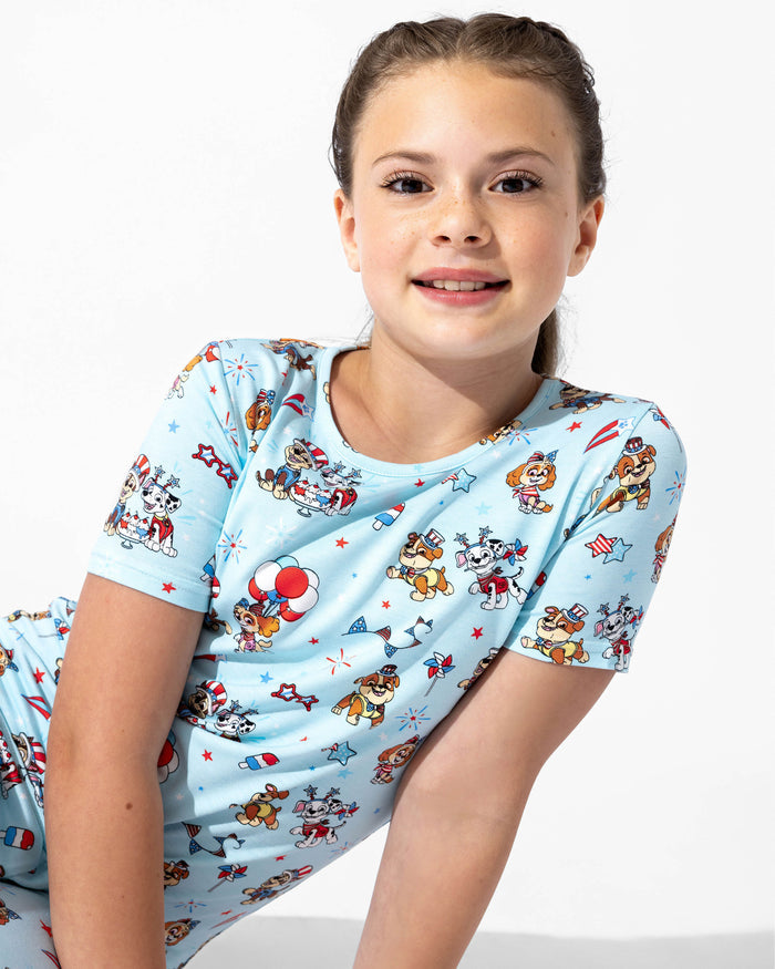 PAW Patrol: Patriotic Pups Bamboo Kids Pajama Short Set