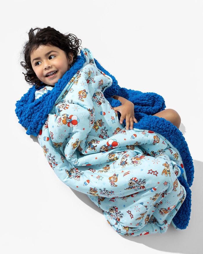 PAW Patrol: Patriotic Pups Bamboo Sherpa Blanket
