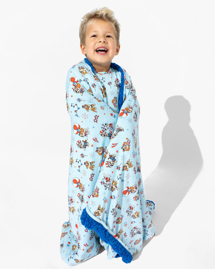 PAW Patrol: Patriotic Pups Bamboo Sherpa Blanket