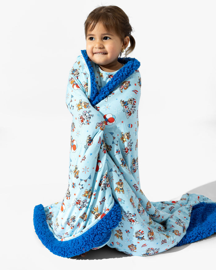 PAW Patrol: Patriotic Pups Bamboo Sherpa Blanket