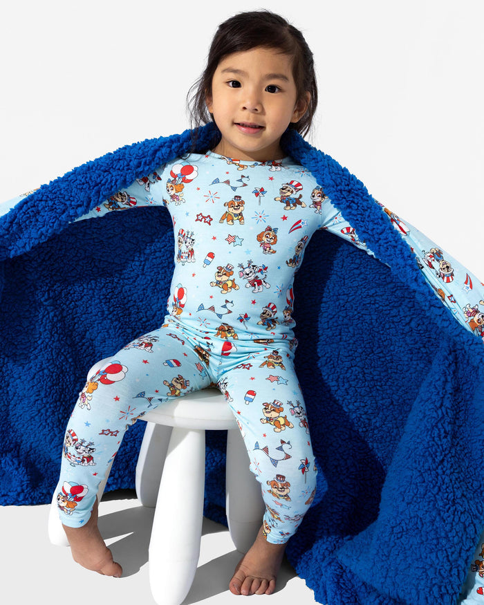 PAW Patrol: Patriotic Pups Bamboo Sherpa Blanket
