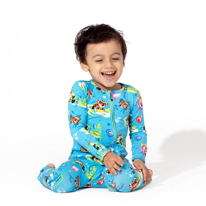 PAW Patrol: The Mighty Movie - Mighty Pups Bamboo Convertible Footie