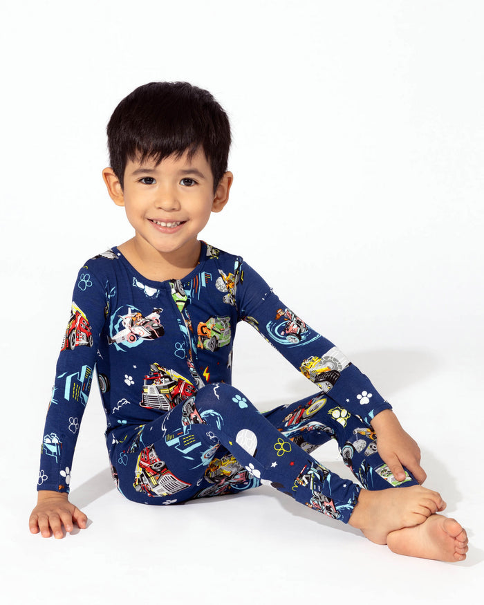 PAW Patrol: The Mighty Movie - Mighty Vehicles Bamboo Convertible Footie
