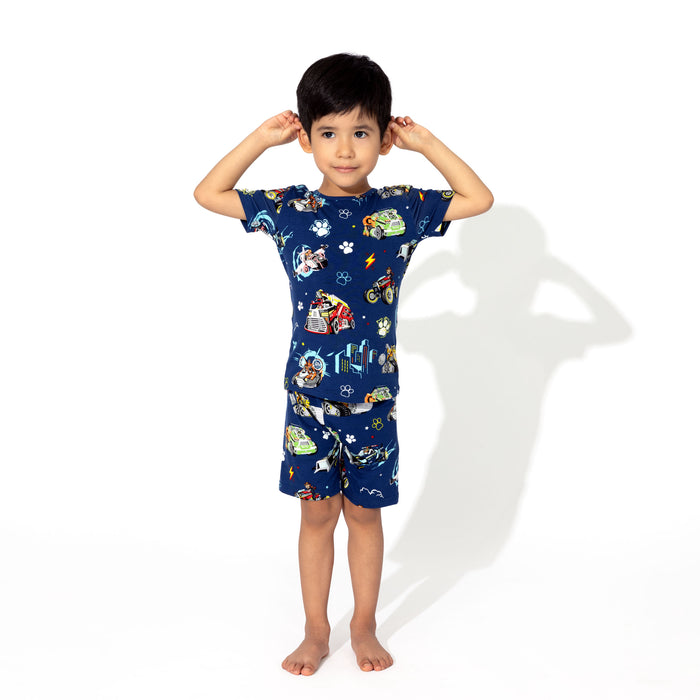 PAW Patrol: The Mighty Movie - Mighty Vehicles Bamboo Kids Pajama Short Set