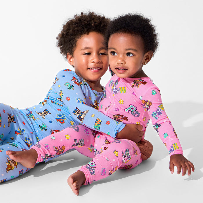 PAW Patrol: Varsity Pink Bamboo Convertible Footie