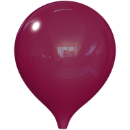 Red Indoor Balloon 12in