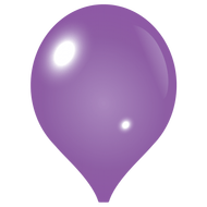 Red Indoor Balloon 12in