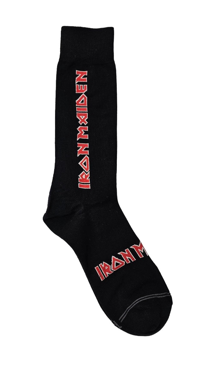 Perri's Socks Iron Maiden Gift Box logo Socks - IMC101-001
