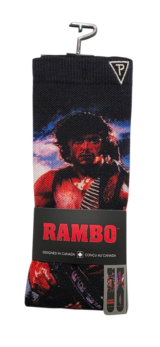 PERRI'S SOCKS Rambo First Blood Dye Sublimation Crew Socks - RAF302-001