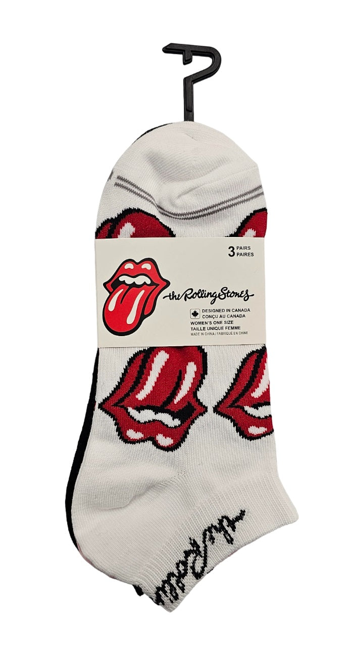 Perri's Socks The Rolling Stones Allover Ton Socks 3 Pairs- RSC471-103