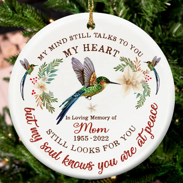 personalized memory ornament