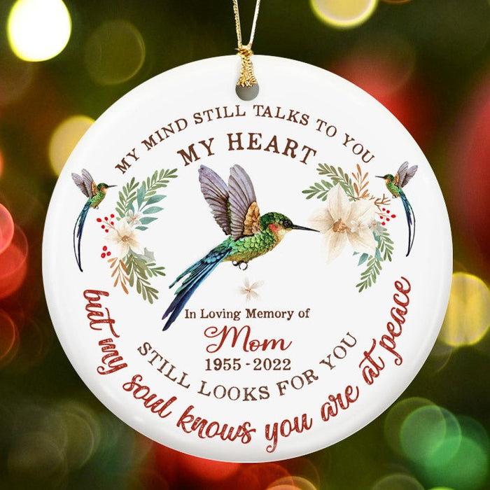 personalized memory ornament