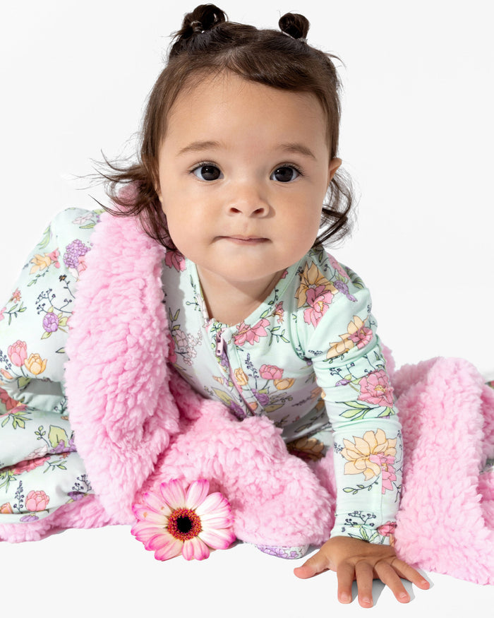 Petals & Posies Bamboo Convertible Footie