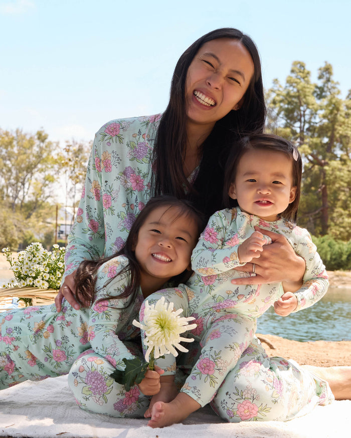 Petals & Posies Bamboo Convertible Footie