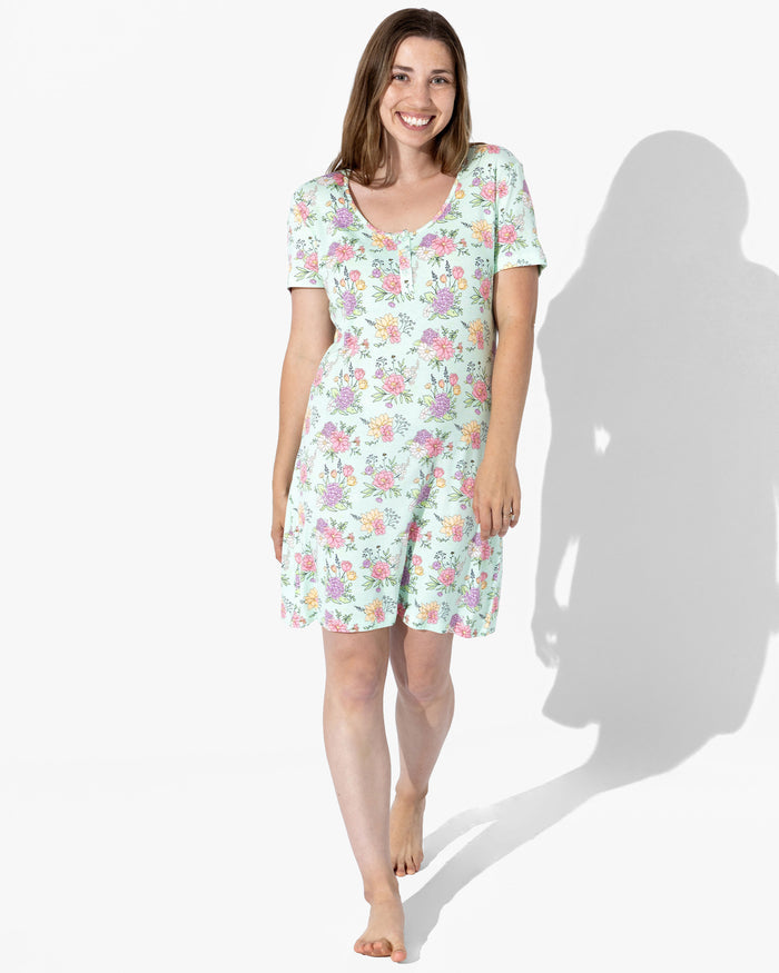 Petals & Posies Bamboo Women's Nightgown