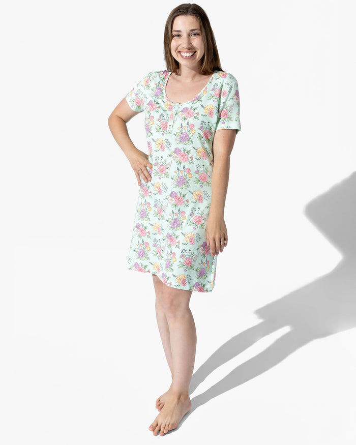 Petals & Posies Bamboo Women's Nightgown