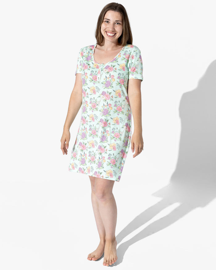 Petals & Posies Bamboo Women's Nightgown