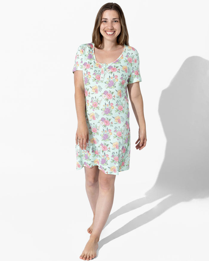 Petals & Posies Bamboo Women's Nightgown