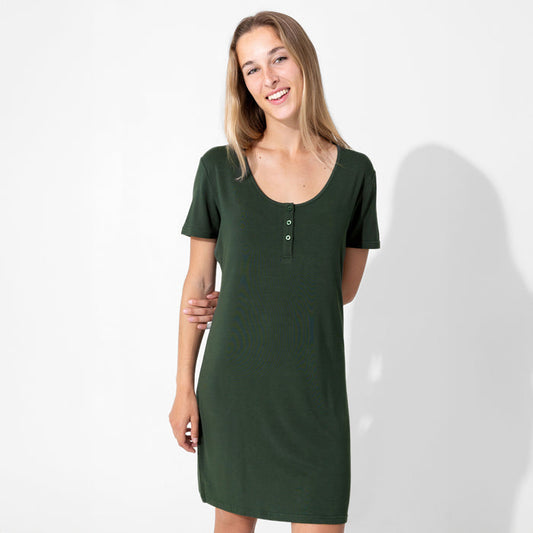 Pine Green Bamboo Women's Nightgown