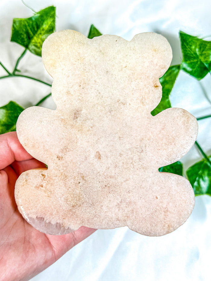 Pink Amethyst Teddy Bear (54A)