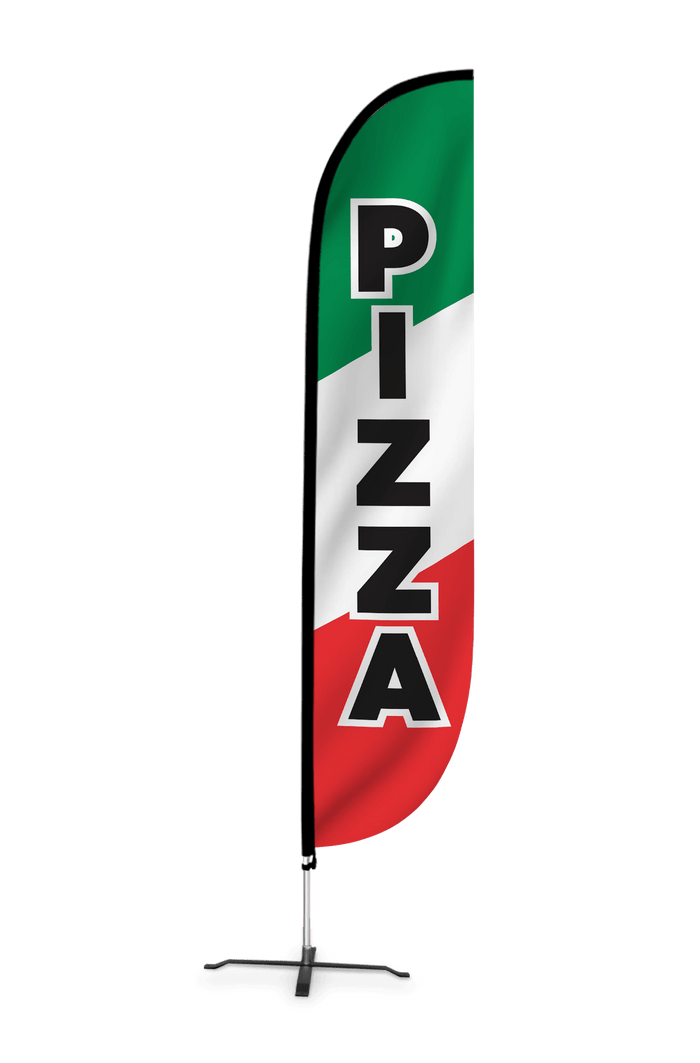 Pizza Feather Flag