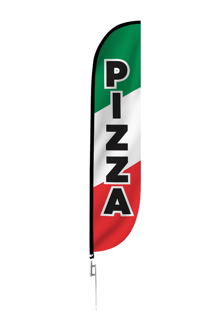 Pizza Feather Flag