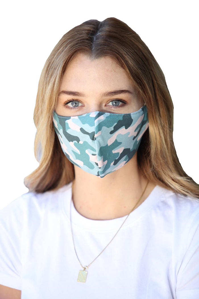 PJ Harlow Camo Mask One Size