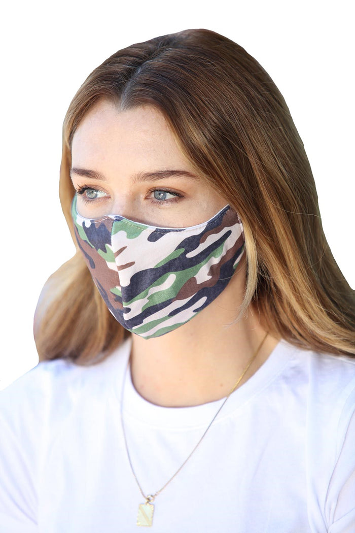 PJ Harlow Camo Mask One Size