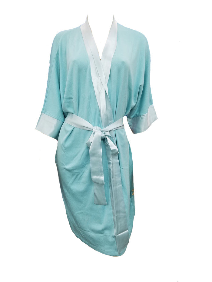 PJ Harlow Knit Robe With Pockets And Satin Trim Shala - PJSR6RSIZED