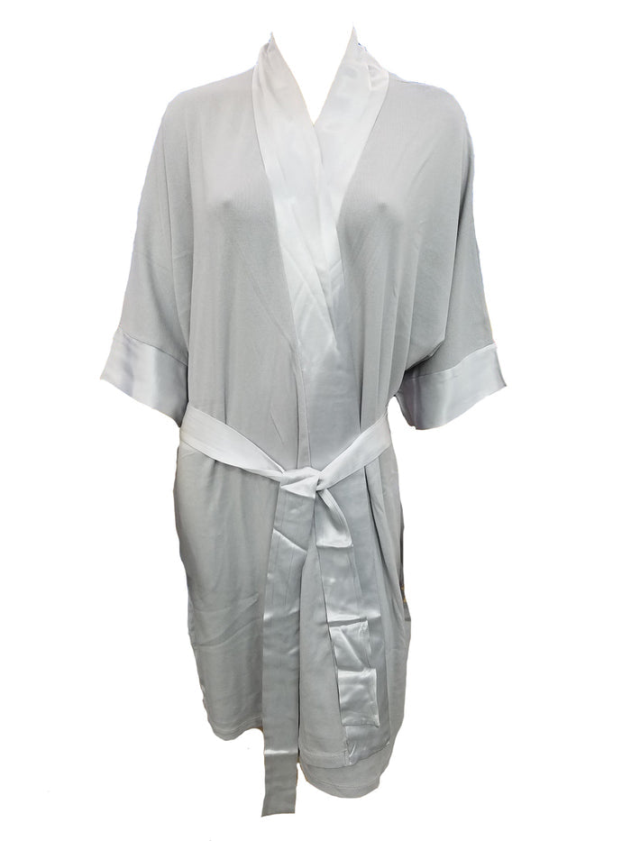 PJ Harlow Knit Robe With Pockets And Satin Trim Shala - PJSR6RSIZED