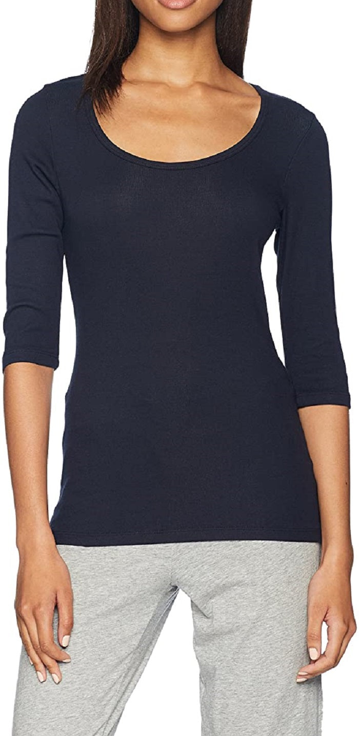 PJ Harlow Norah 3-4 Sleeve Rib Tee - PJ2011