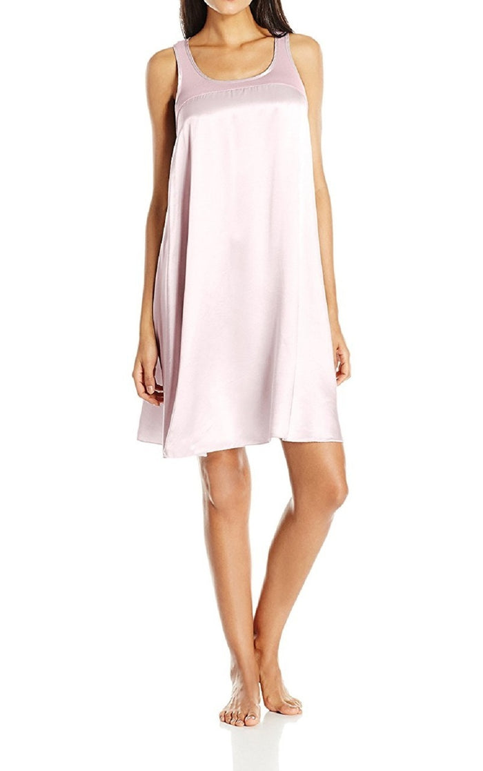 PJ Harlow Satin and Rib Nightgown Lindsay - PJD1S