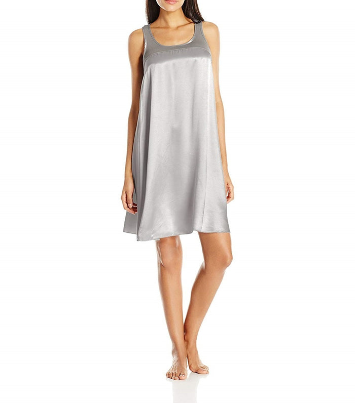 PJ Harlow Satin and Rib Nightgown Lindsay - PJD1S