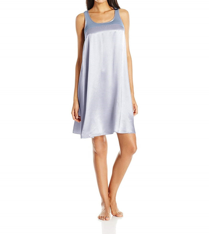 PJ Harlow Satin and Rib Nightgown Lindsay - PJD1S