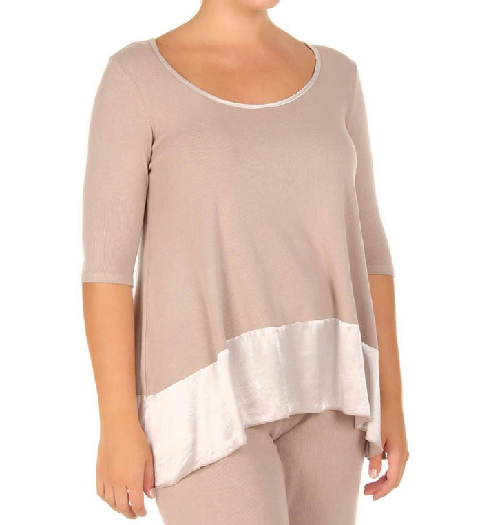 PJ Harlow Women's Kiki Three Quarter Loose Top - PJ2001
