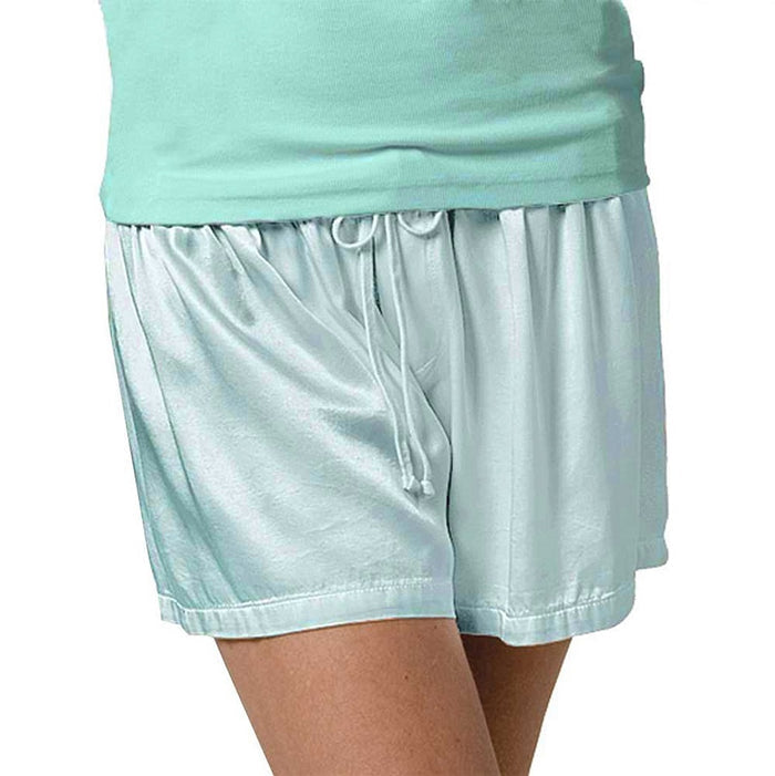 PJ Harlow Women's Mikel Satin Boxer Short With Draw String - PJSB5