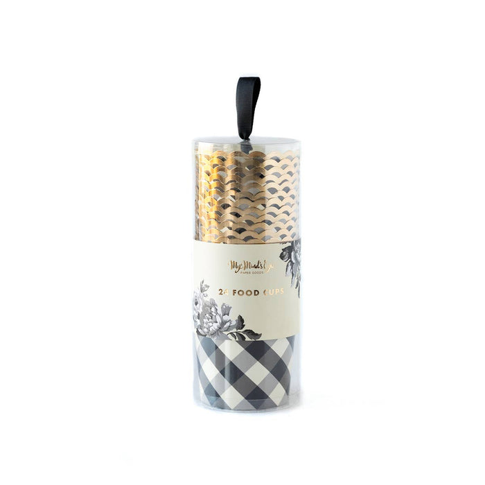 Plaid Treat Cups