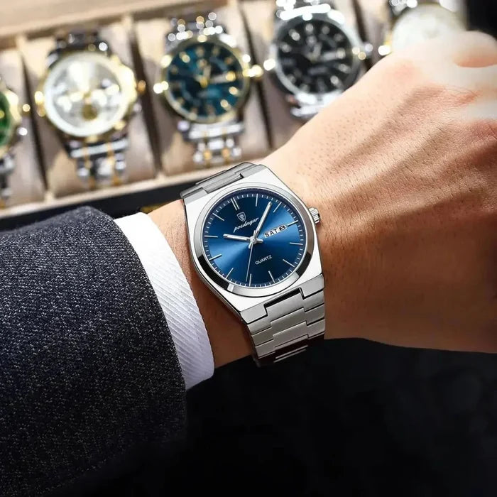POEDAGAR STAINLESS STEEL WATCH