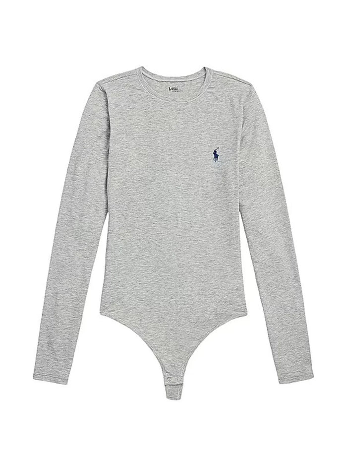 Polo Ralph Lauren Cotton Blend Long Sleeve Bodysuit - 4P0491