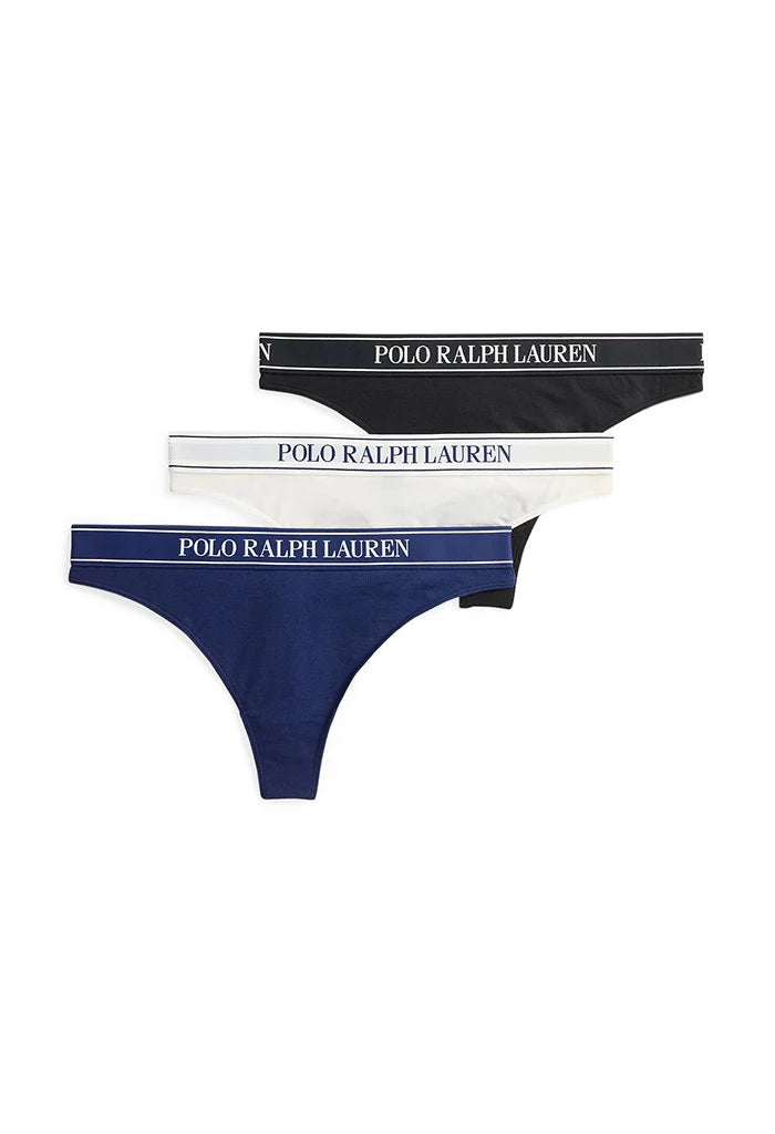 Polo Ralph Lauren High Waist Thong Panty - 4P0708
