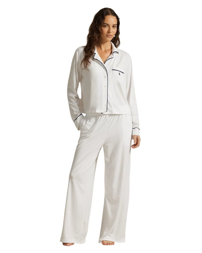 Polo Ralph Lauren Long-Sleeve Jersey Pajama Set - 4P0229