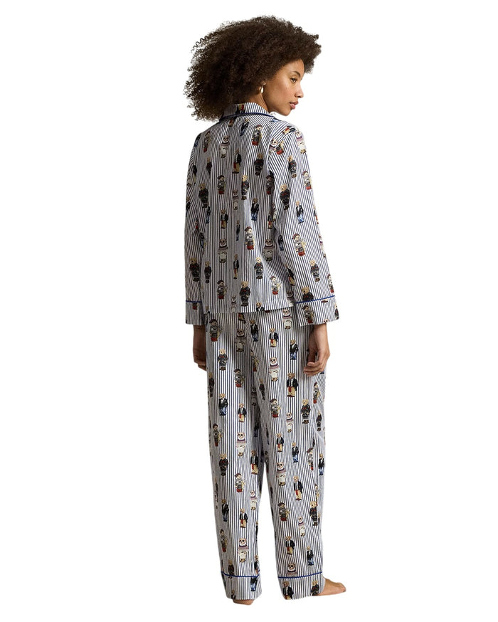 Polo Ralph Lauren Polo Bear Cotton Long-Sleeve Pajama Set - 4P8046-2