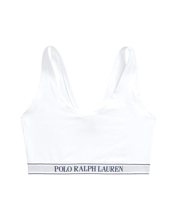 Polo Ralph Lauren Repeat-Logo Scoop Cropped Tank - 4P1025