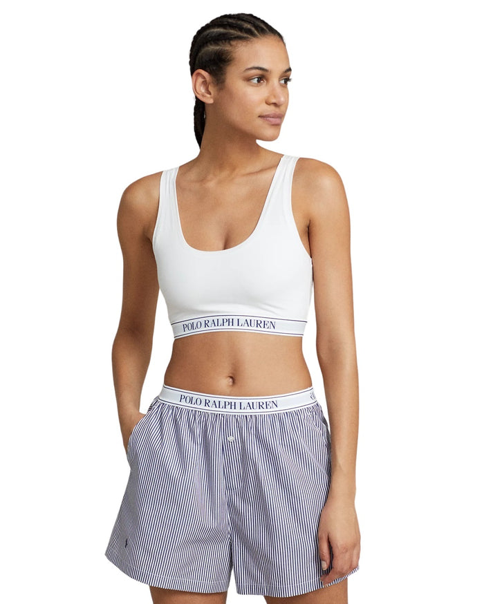Polo Ralph Lauren Repeat-Logo Scoop Cropped Tank - 4P1025