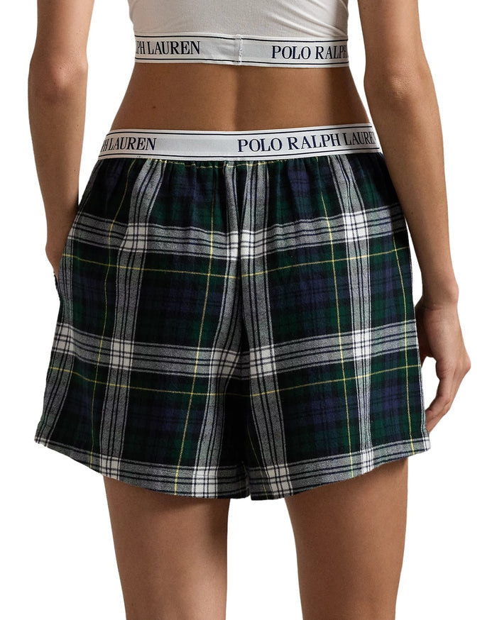 Polo Ralph Lauren Womens Plaid Flannel Boxer Short - 4P7022