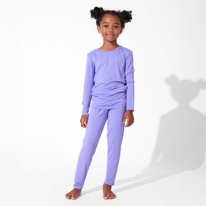 Poppin Purple Bamboo Kids Pajamas